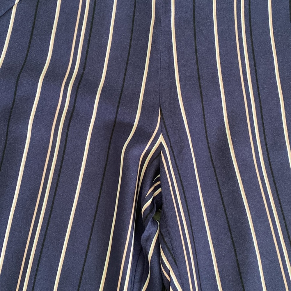 Princesse Tam Tam lounging Striped Navy and White Women's Pant with pockets! Sz6 - Picture 10 of 13